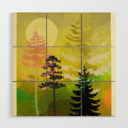 Spring forest Wood Wall Art