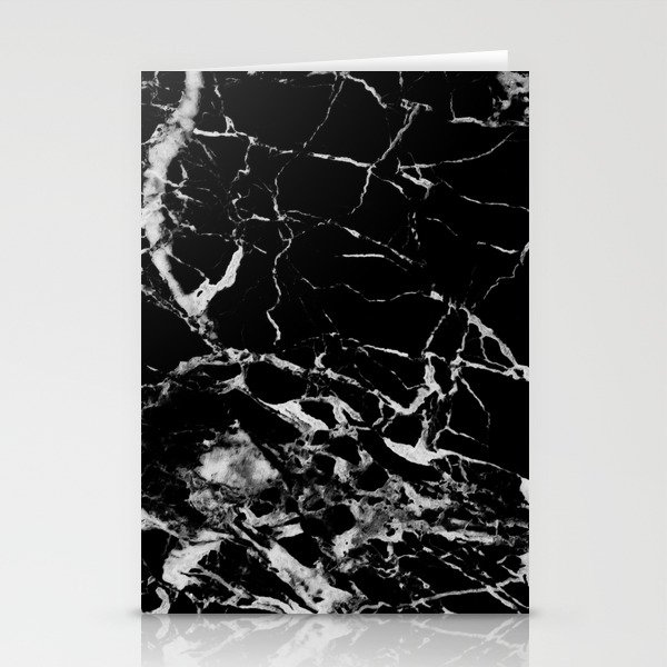 Black Marble Stationery Cards