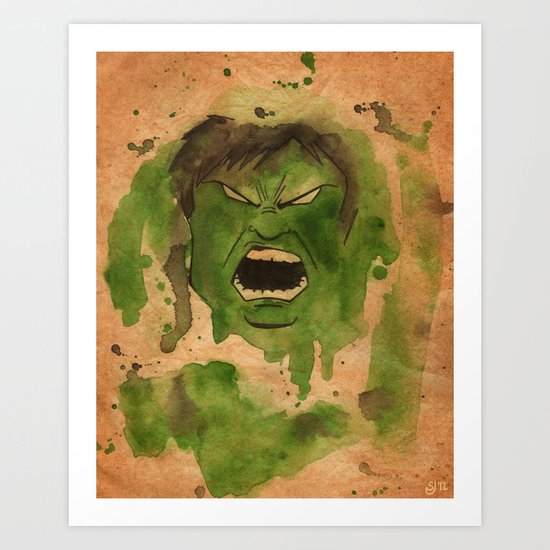 Smash Art Print