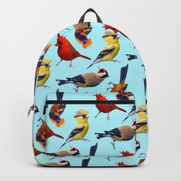 Punk Birds - Blue Backpack