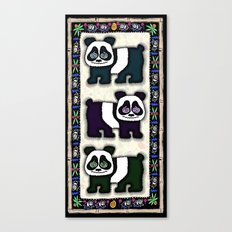 PSYCHO PANDA Canvas Print