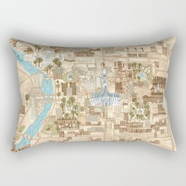 The City of Philadelphia Rectangular Pillow