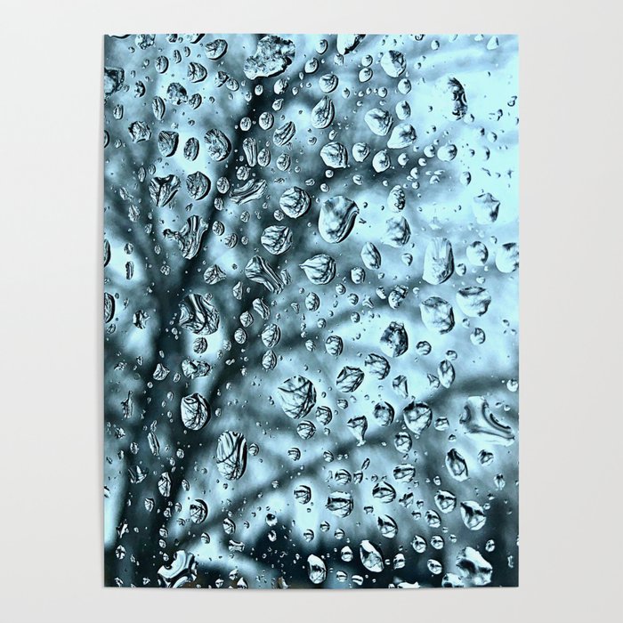 Water Droplets Poster