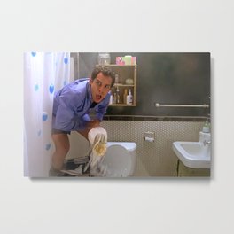 Along Came Polly Movie Clip Movie - Funny Ben Stiller Bathroom Metal Print | Funny, Photo, Toilet, Comedy, Scene, Bathroom, Ben, Reproduction, Graphicdesign, Clip 