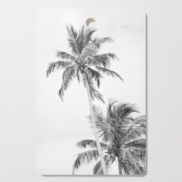 Floridian Palms Black & White #1 #tropical #wall #art #society6  Cutting Board