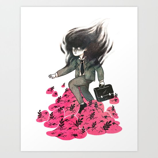 Nature vs Nurture 2 Art Print