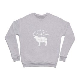 Know Your Cuts Of Lamb Crewneck Sweatshirt