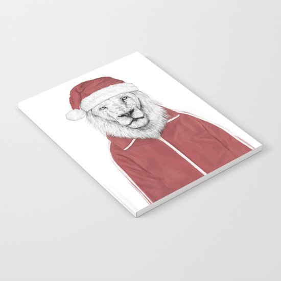 Santa lion Notebook