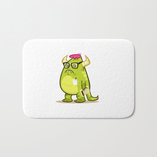 Monster Nerd Bath Mat