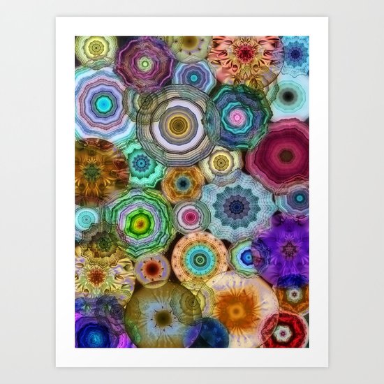Flowery Meadow 3 Art Print