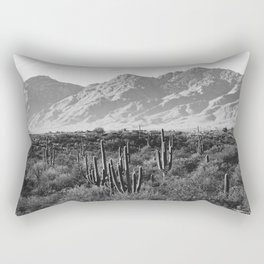 Wild West III - Tucson - Black & White version Rectangular Pillow
