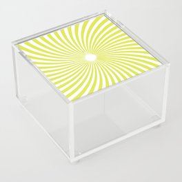 Yellow Twirl Psychedelic 60ies  Acrylic Box