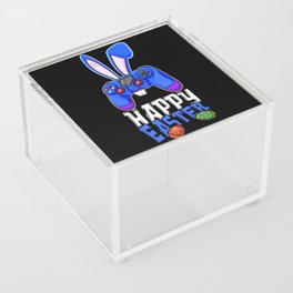 Game Gamer Gaming Controller Rabbit Easter Sunday Acrylic Box