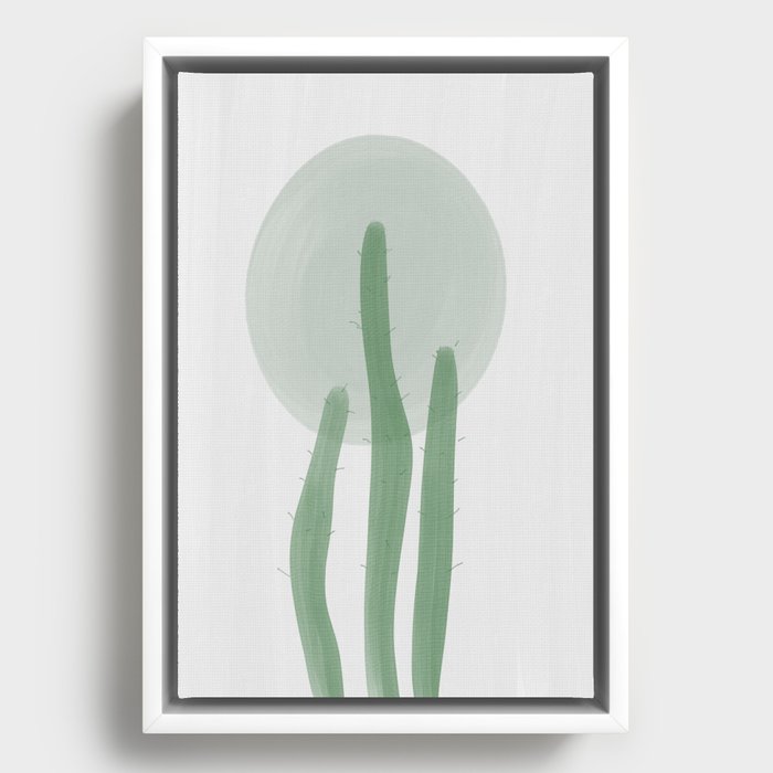 Cacti 1 Framed Canvas