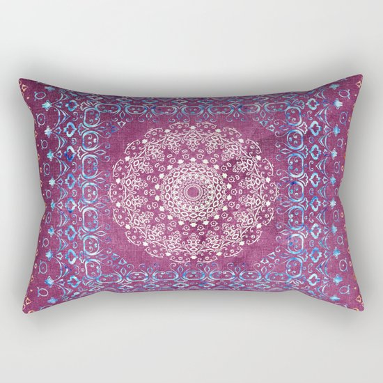 Old Bookshop Magic Mandala Rectangular Pillow