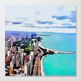 Chicago, LSD Canvas Print