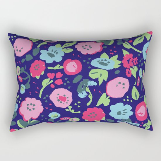 Nan's Garden Rectangular Pillow
