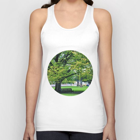 A Little Town Square, Melbourne Unisex Tank Top