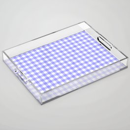 Periwinkle Collection - Check Pattern 2 Acrylic Tray