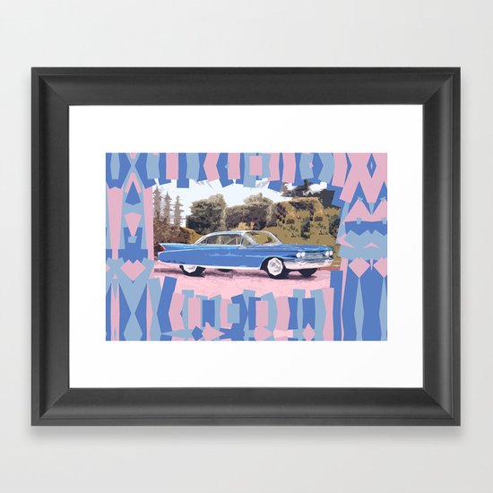 Cadillac Coupe De Ville, 1960 Framed Art Print
