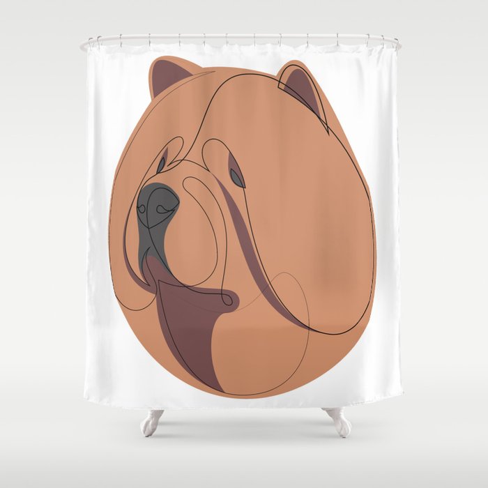 Chow Chow Shower Curtain