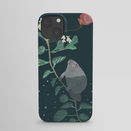 The manatee decided to run away iPhone Case