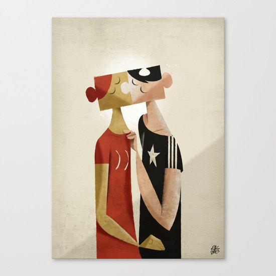 The puzzle Canvas Print