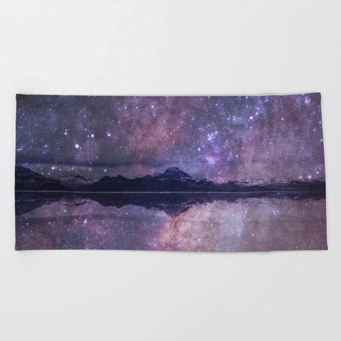 Space and time Beach Towel