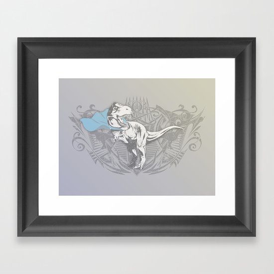 Fearless Creature: Rexy Framed Art Print