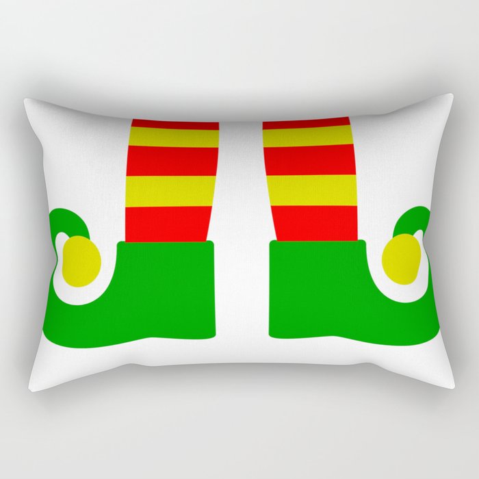 Santa Claus Elf Shoes Rectangular Pillow