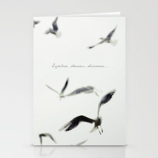 Explore, dream, discover Stationery Cards
