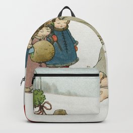 Joyeux Nol by Pauli Ebner (1873-1949) Backpack
