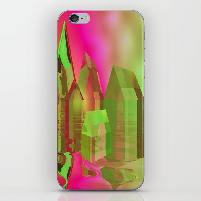 village made of glass -2- iPhone Skin