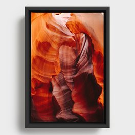 Antelope Canyon Framed Canvas