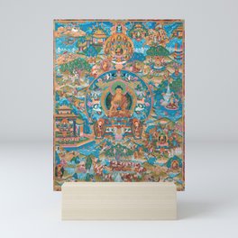 Medicine Buddha Thangka Mini Art Print