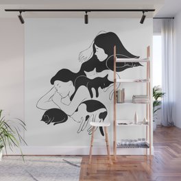 Cat Lovers Dream Wall Mural