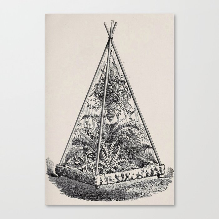 Victorian Terrarium Canvas Print by Blue Specs Studio Society6