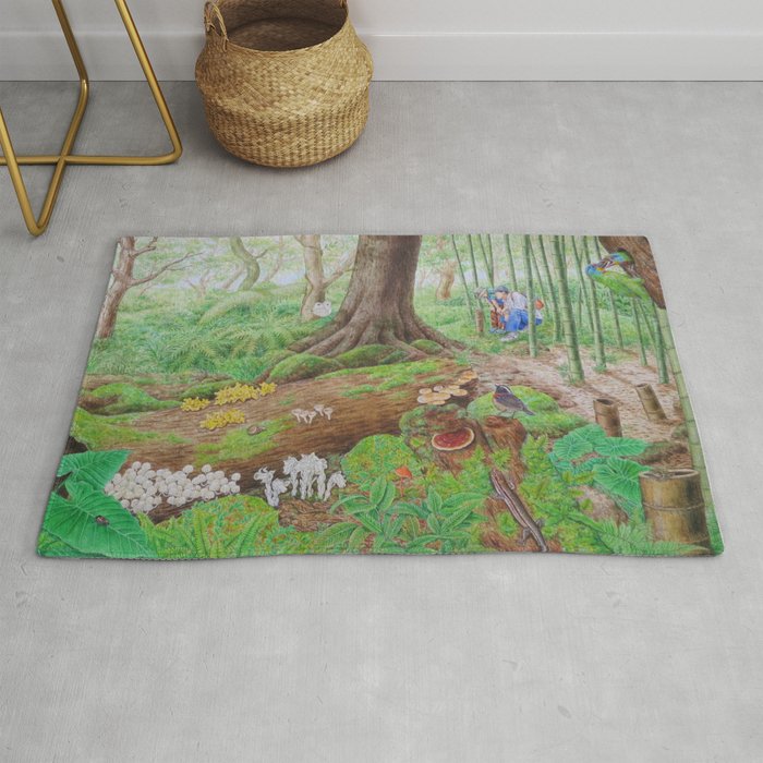 A Day of Forest (4). (the lake ecosystem) Rug