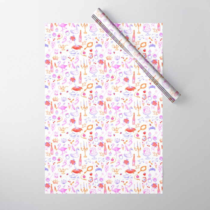 Pink and deals brown wrapping paper