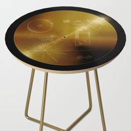 Voyager Golden Record Side Table