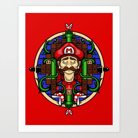 Mario's Melancholy Art Print