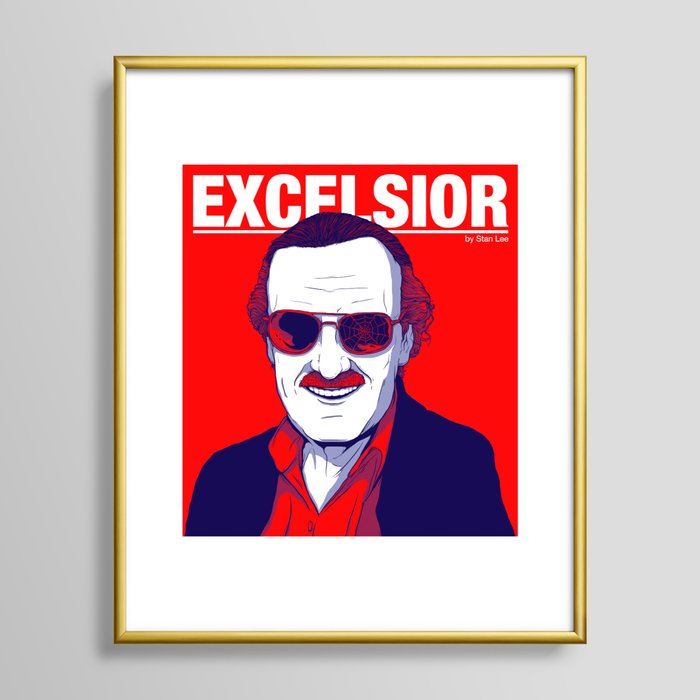 Stan Lee / Excelsior Coffee Mug by Luis Pinto