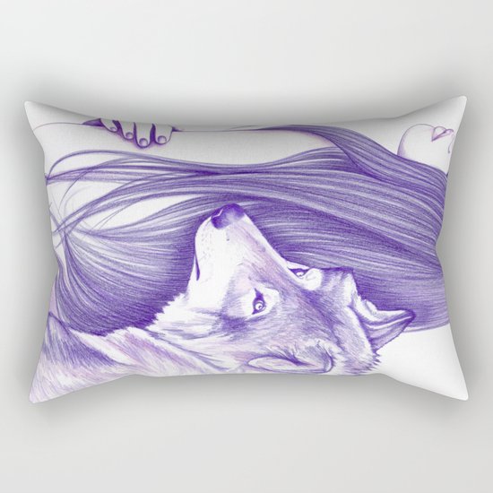 Mirrors Rectangular Pillow