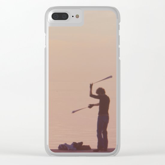 Lonely Clear iPhone Case