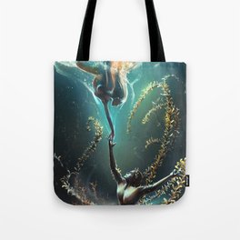 Underwater ballet Tote Bag