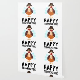 Happy Thanksgiving Cute Turkey Day Gift Wallpaper