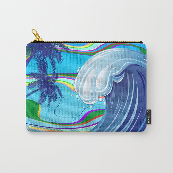 Sea Ocean big Wave Carry-All Pouch