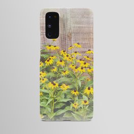 Wall of Flowers Watercolor Android Case