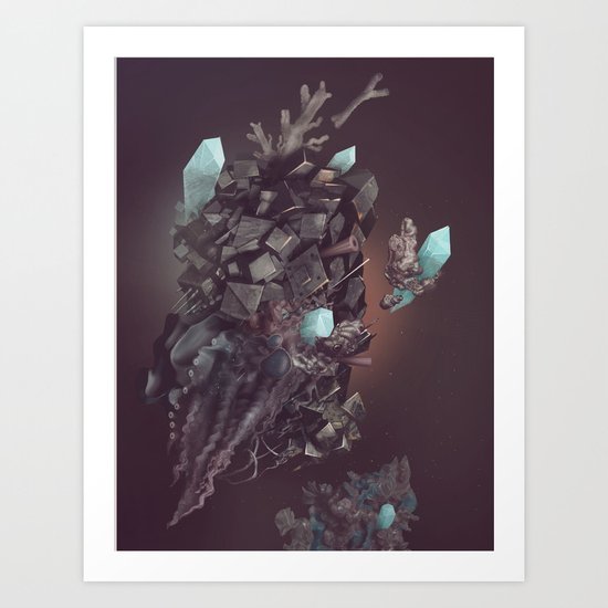 space stone Art Print