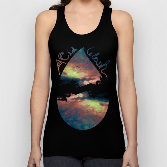 Acid Wash Unisex Tank Top